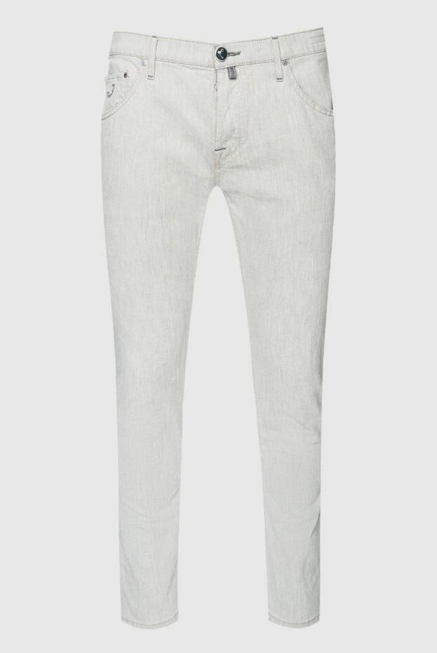 Jacob Cohen man blue cotton jeans for men купить с ценами и фото 148772 - photo 1