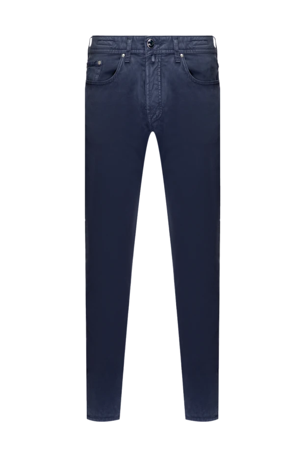 Jacob Cohen man blue cotton jeans for men купить с ценами и фото 148798 - photo 1