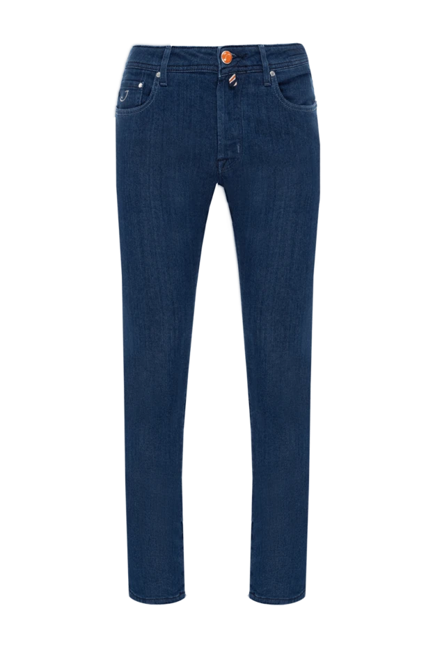 Jacob Cohen man blue cotton jeans for men купить с ценами и фото 148808 - photo 1