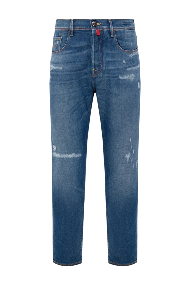 Jacob Cohen man blue cotton jeans for men купить с ценами и фото 148823 - photo 1