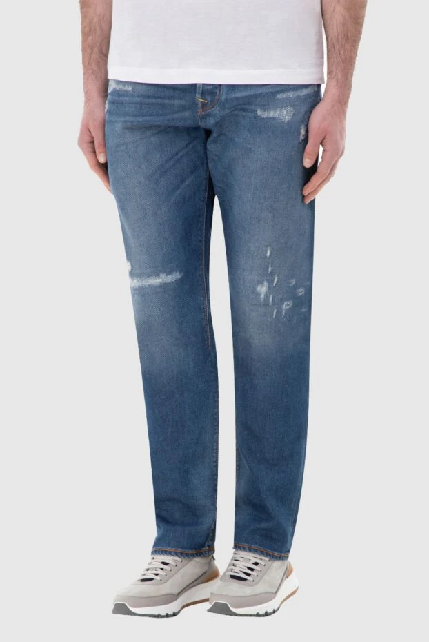 Jacob Cohen man blue cotton jeans for men 148827 - photo 3