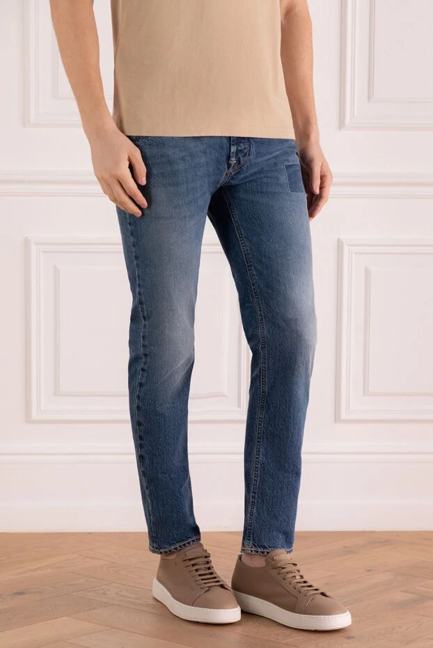 Jacob Cohen man blue cotton jeans for men 148827 - photo 3