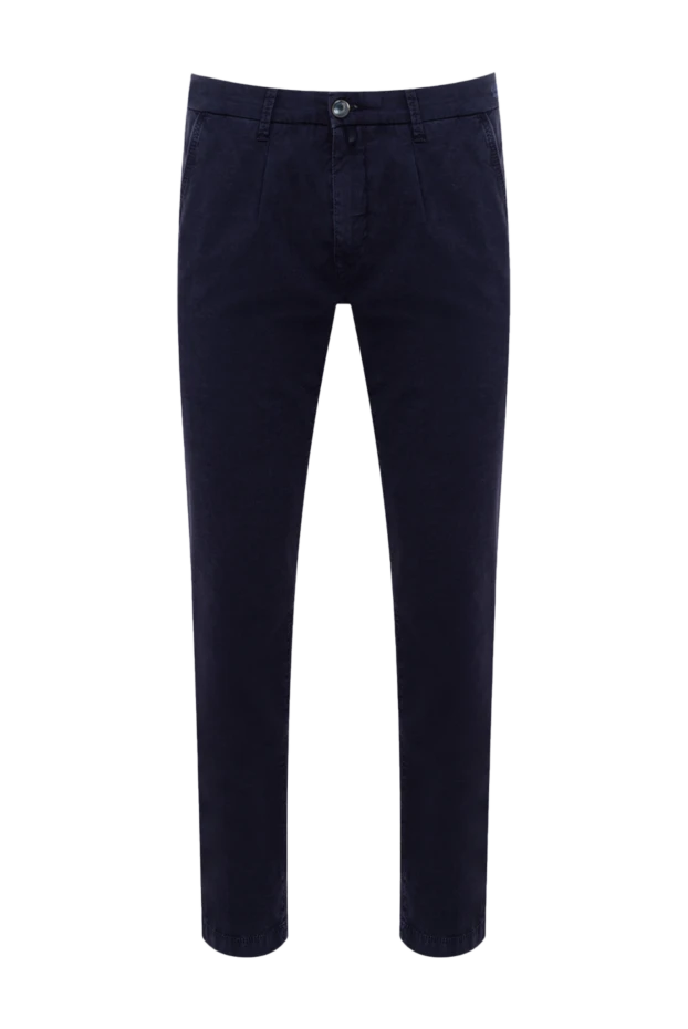 Jacob Cohen man blue cotton jeans for men купить с ценами и фото 148830 - photo 1