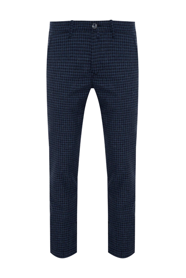 Jacob Cohen man blue wool and silk jeans for men купить с ценами и фото 148845 - photo 1