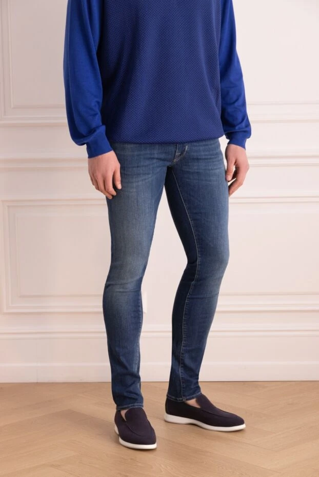 Jacob Cohen джинсы из премиального хлопка с комфортной посадкой и мягкой эластичностью ткани.
 148860 - фото 3