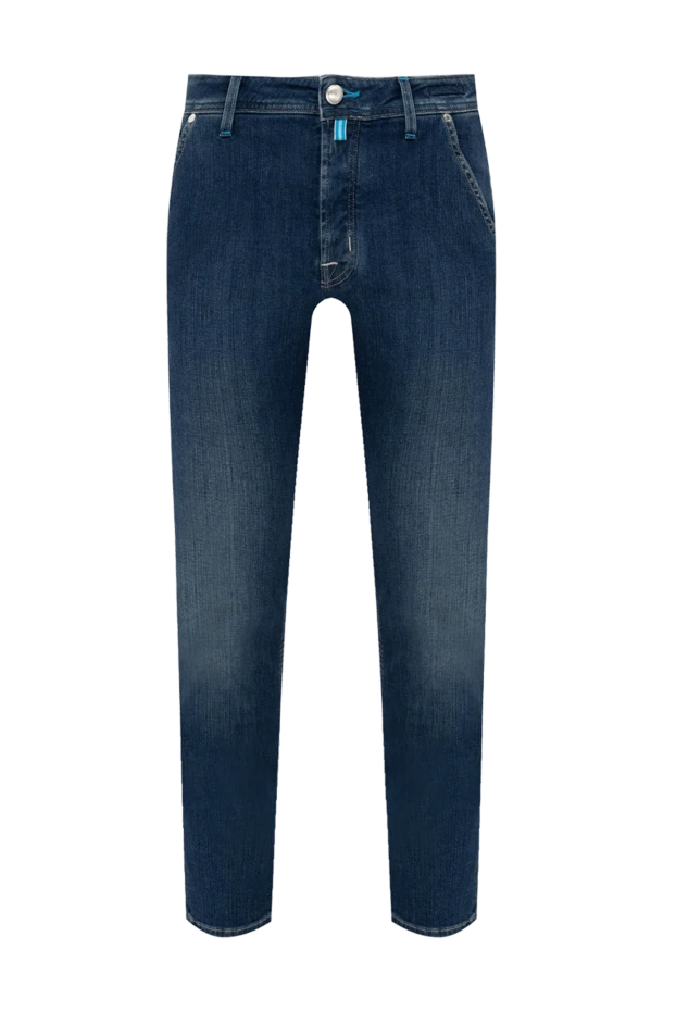 Jacob Cohen man blue cotton jeans for men купить с ценами и фото 148861 - photo 1