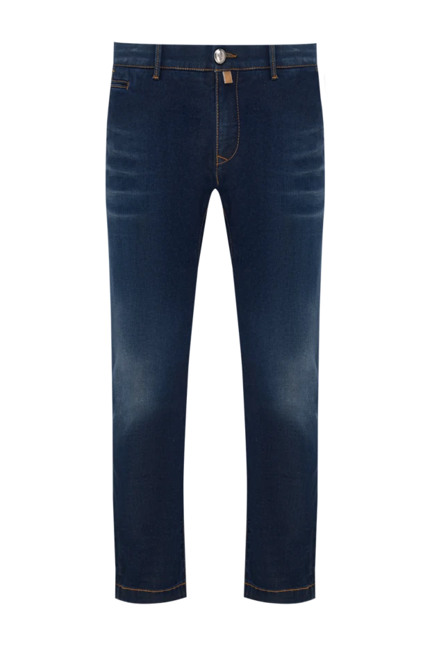 Jacob Cohen man blue cotton jeans for men купить с ценами и фото 148862 - photo 1