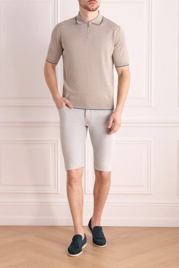 Jacob Cohen man shorts gray for men купить с ценами и фото 148907 - photo 2