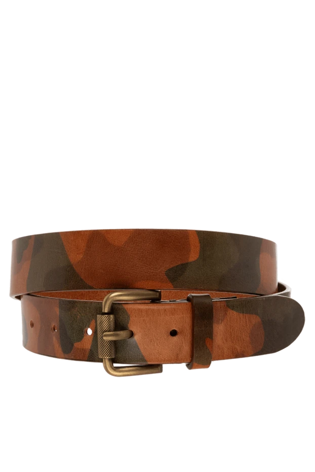 Jacob Cohen man green leather belt for men купить с ценами и фото 148940 - photo 1