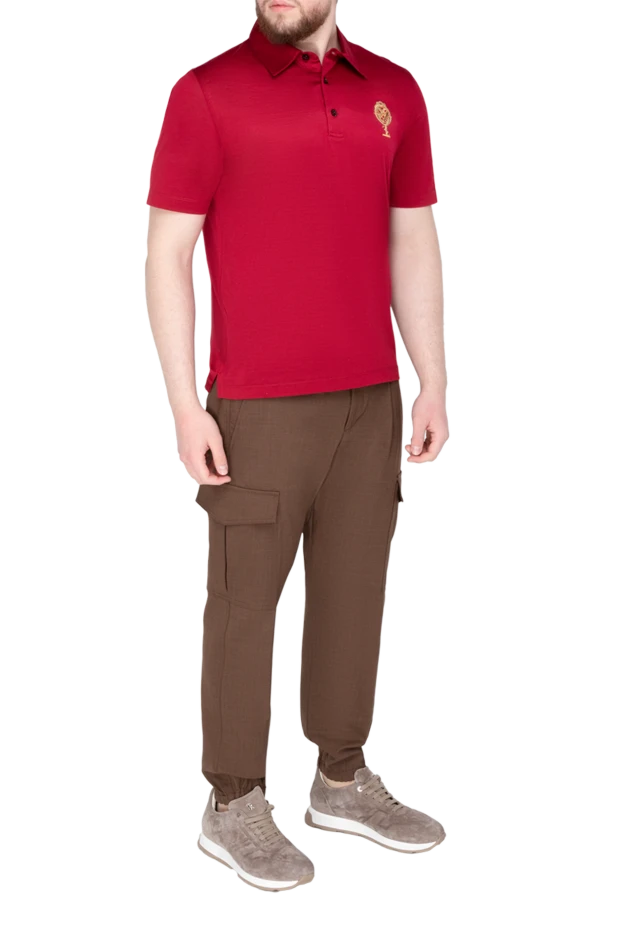 Billionaire man cotton polo red for men купить с ценами и фото 148961 - photo 2