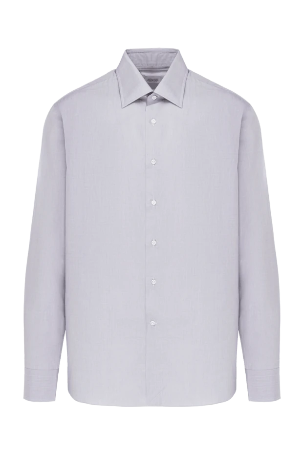 Alessandro Gherardi man gray cotton shirt for men купить с ценами и фото 148977 - photo 1