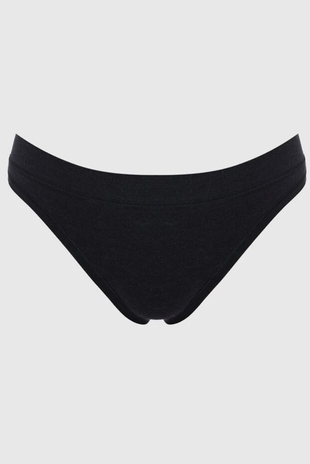 Organic Basics woman black thong for women купить с ценами и фото 149011 - photo 1