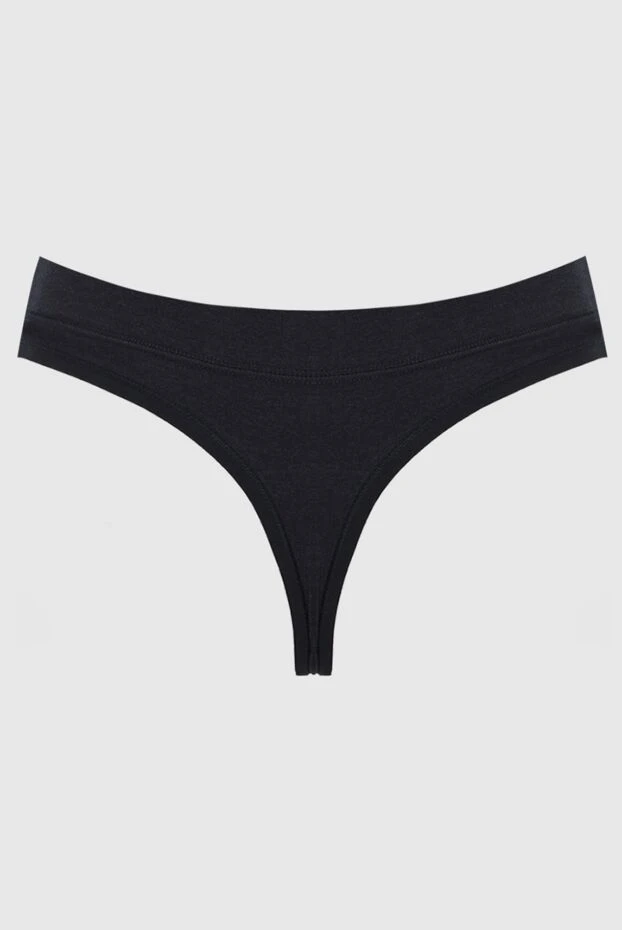 Organic Basics woman black thong for women купить с ценами и фото 149011 - photo 2