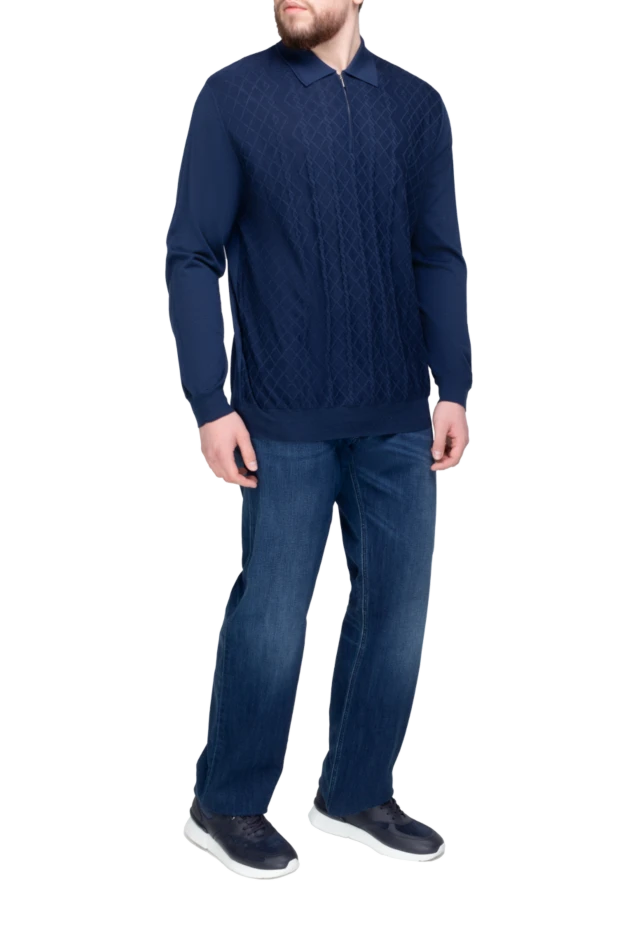 Stefano Ricci джинсы синие мужские 149032 - фото 2