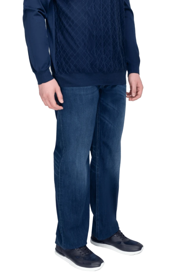 Stefano Ricci джинсы синие мужские 149032 - фото 3