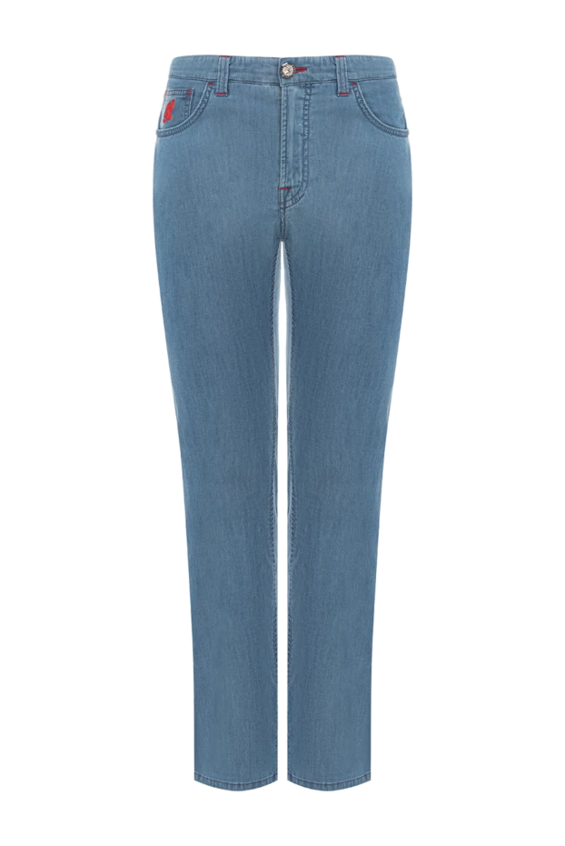 Stefano Ricci джинсы из полиамида и хлопка синие мужские 149042 - фото 1