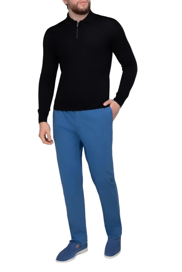 Stefano Ricci брюки из хлопка с лёгкой текстурой 149092 - фото 2