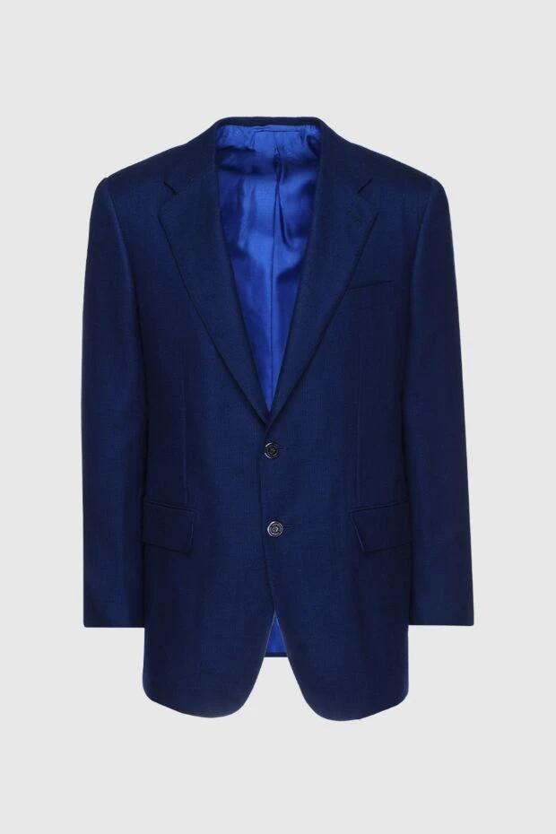 Stefano Ricci пиджак из кашемира и шелка синий мужской 149098 - фото 1