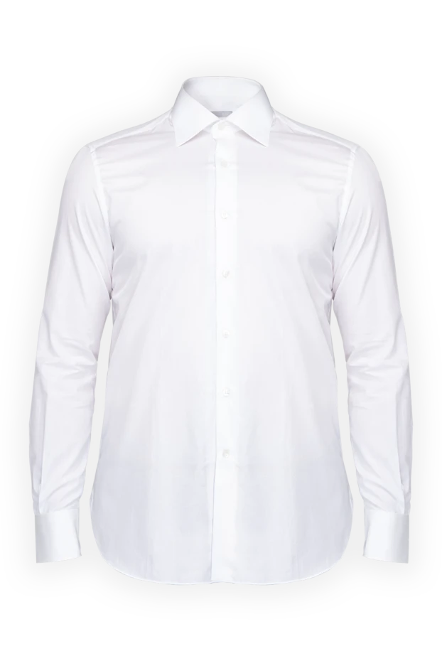 Stefano Ricci рубашка из хлопка белая мужская 149109 - фото 1