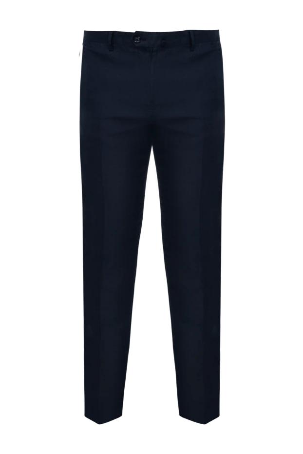 Billionaire man men's linen blue trousers купить с ценами и фото 149167 - photo 1