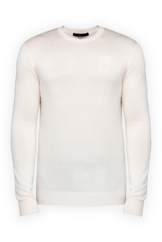 Billionaire man white silk and cashmere jumper for men купить с ценами и фото 149168 - photo 1