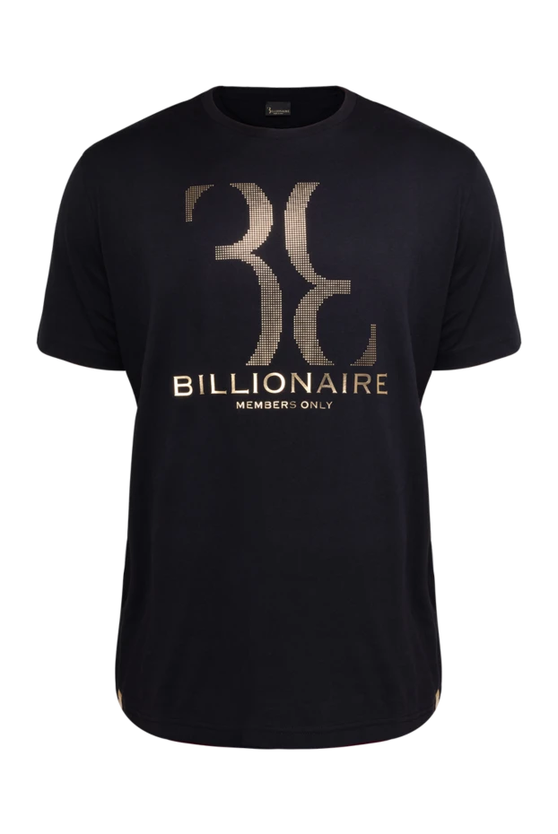 Billionaire man black cotton t-shirt for men купить с ценами и фото 149173 - photo 1