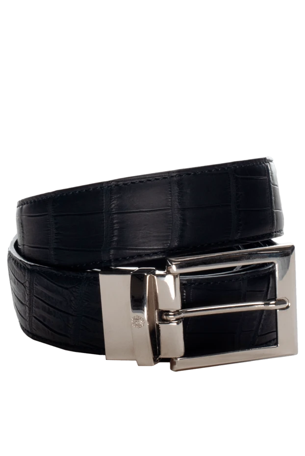 Pellettieri di Parma man crocodile leather belt blue for men купить с ценами и фото 149263 - photo 1