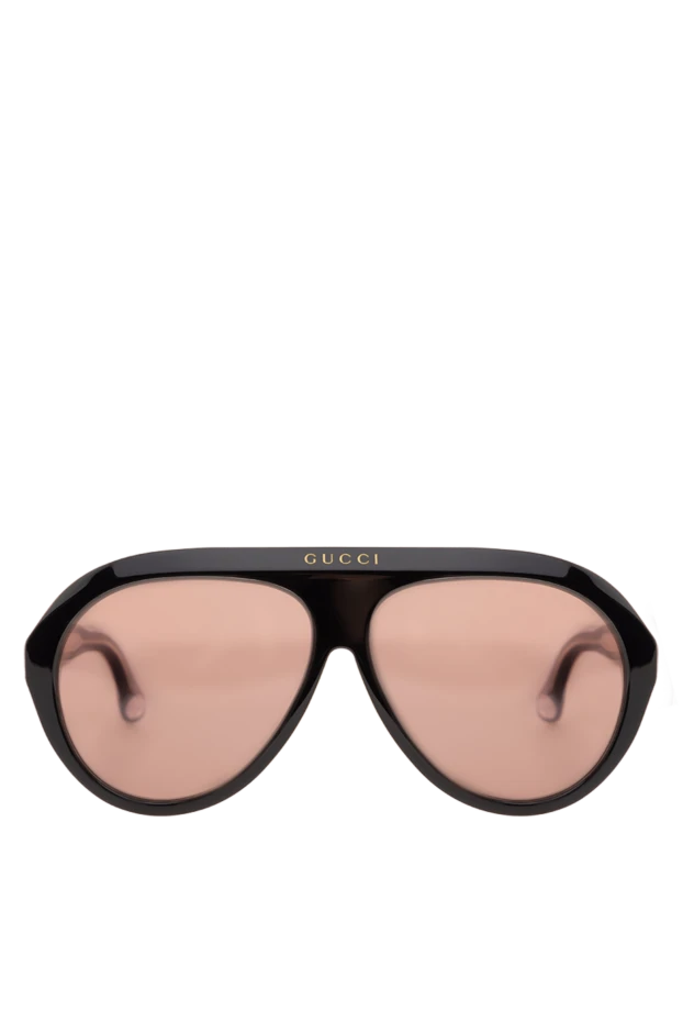 Gucci man sunglasses made of metal and plastic, brown, for men купить с ценами и фото 149303 - photo 1