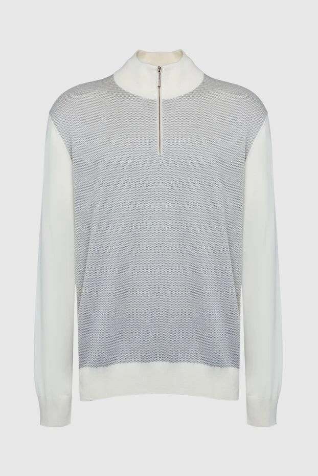 Кеудесі текстуралы қосымшасы бар кашемир мен жібектен жасалған Troyer - фото 1