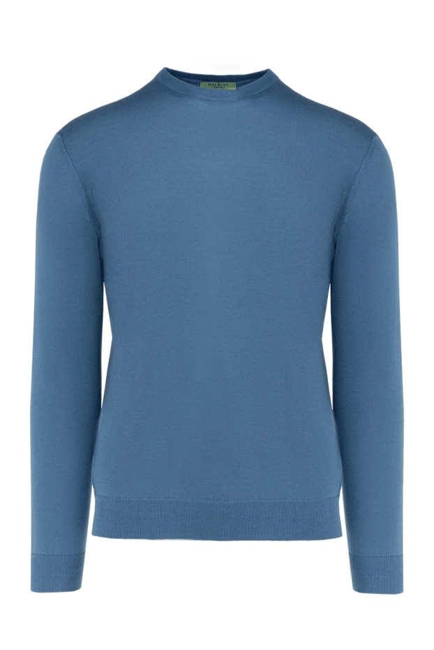 Dalmine man blue silk jumper for men купить с ценами и фото 149370 - photo 1