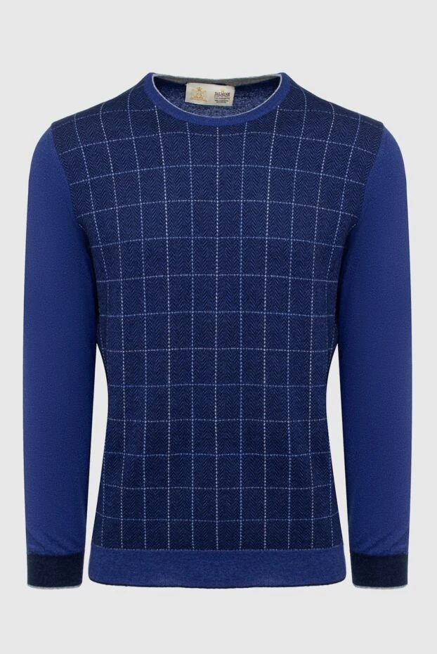 Dalmine man cashmere jumper blue for men купить с ценами и фото 149397 - photo 1