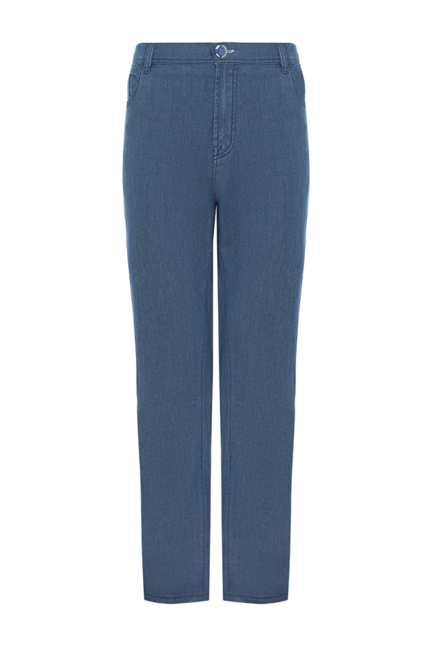 Scissor Scriptor man cotton and polyurethane jeans blue for men купить с ценами и фото 149444 - photo 1