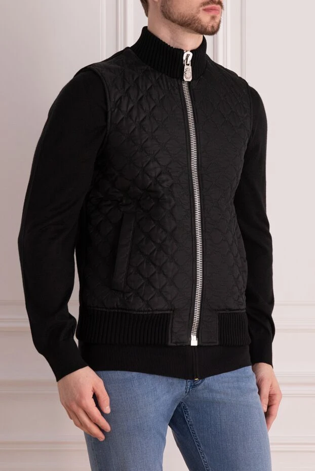 Billionaire жилетка из полиэстера черная мужская 149458 - фото 3