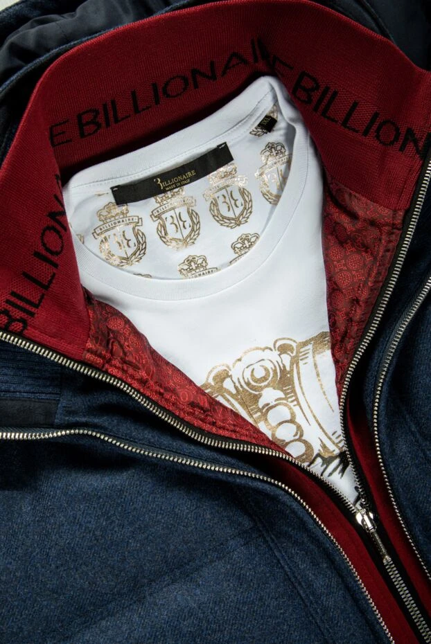 Billionaire футболка из хлопка белая мужская 149495 - фото 3