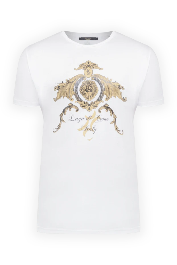 Billionaire man white cotton t-shirt for men купить с ценами и фото 149498 - photo 1