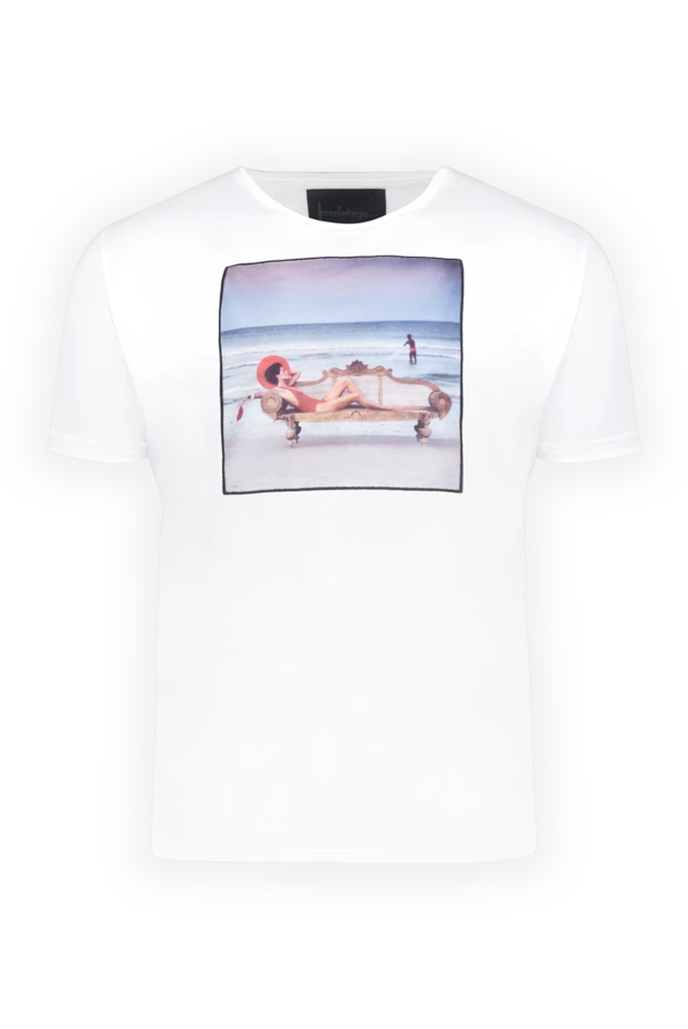 Limitato man white cotton t-shirt for men купить с ценами и фото 149525 - photo 1