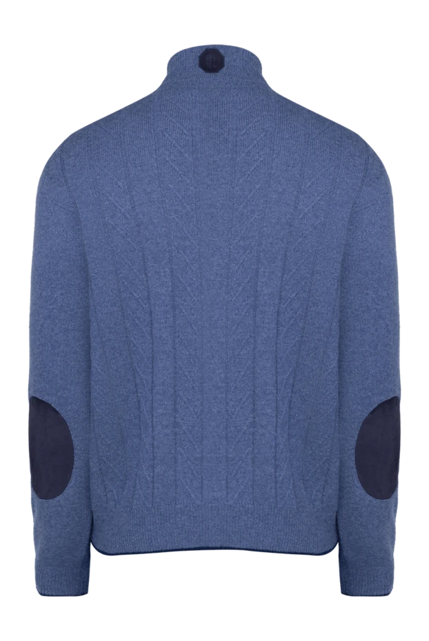 Stefano Ricci кардиган мужской из кашемира синий 149571 - фото 2