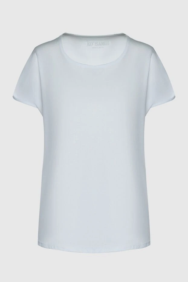 Ko Samui woman white cotton t-shirt for women купить с ценами и фото 149607 - photo 1