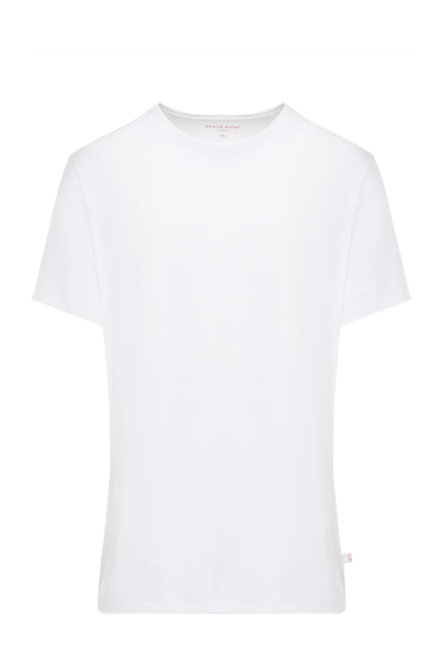 Derek Rose man t-shirt made of micromodal and elastane white for men купить с ценами и фото 149646 - photo 1