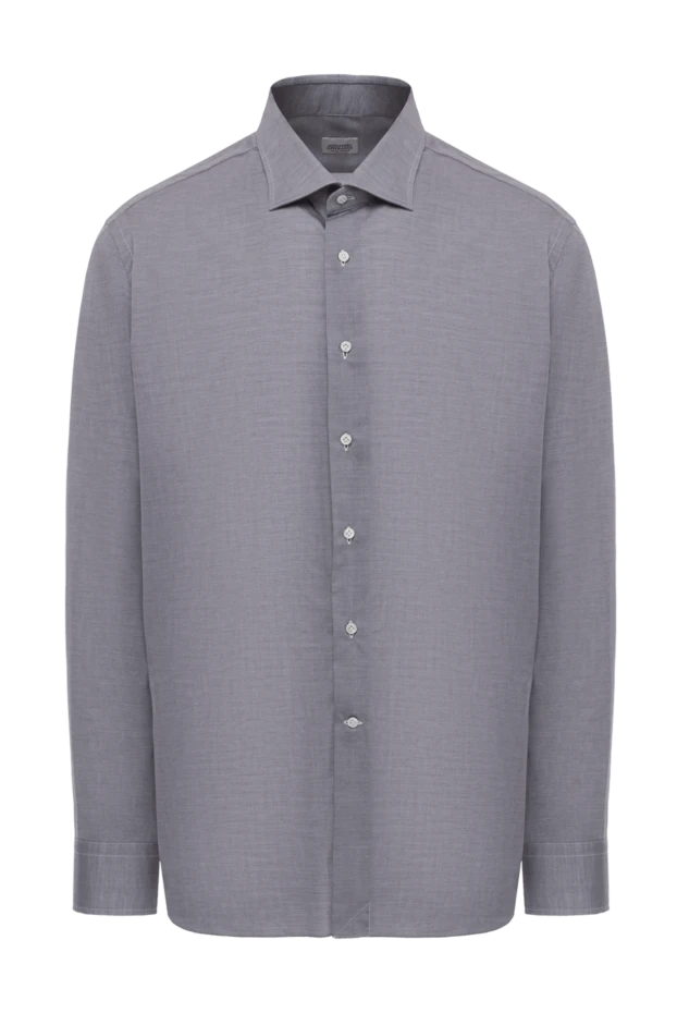 Alessandro Gherardi man gray cotton shirt for men купить с ценами и фото 149719 - photo 1