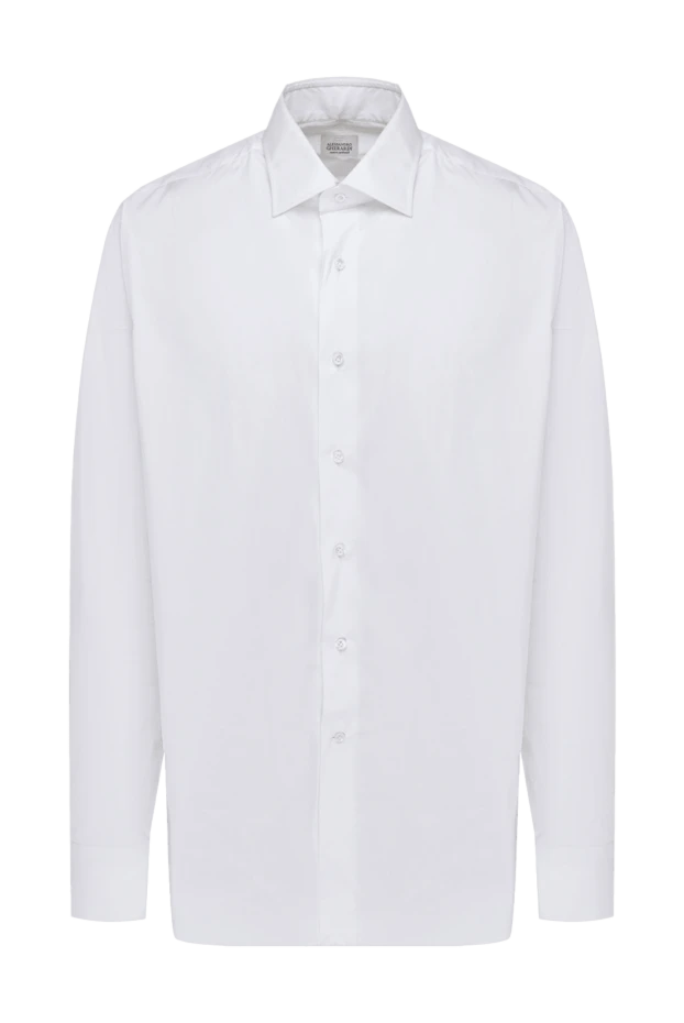 Alessandro Gherardi man white men's shirt купить с ценами и фото 149722 - photo 1