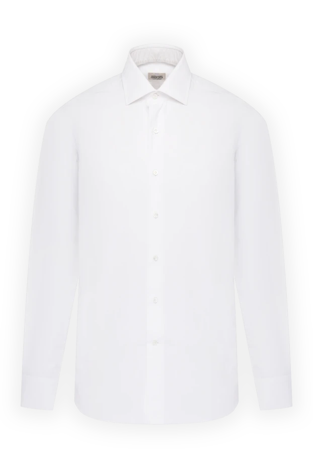 Alessandro Gherardi man white cotton shirt for men купить с ценами и фото 149731 - photo 1