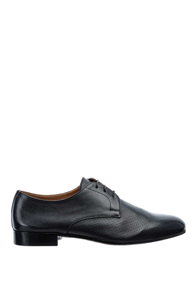 Doucal`s man men's black leather shoes купить с ценами и фото 149735 - photo 1