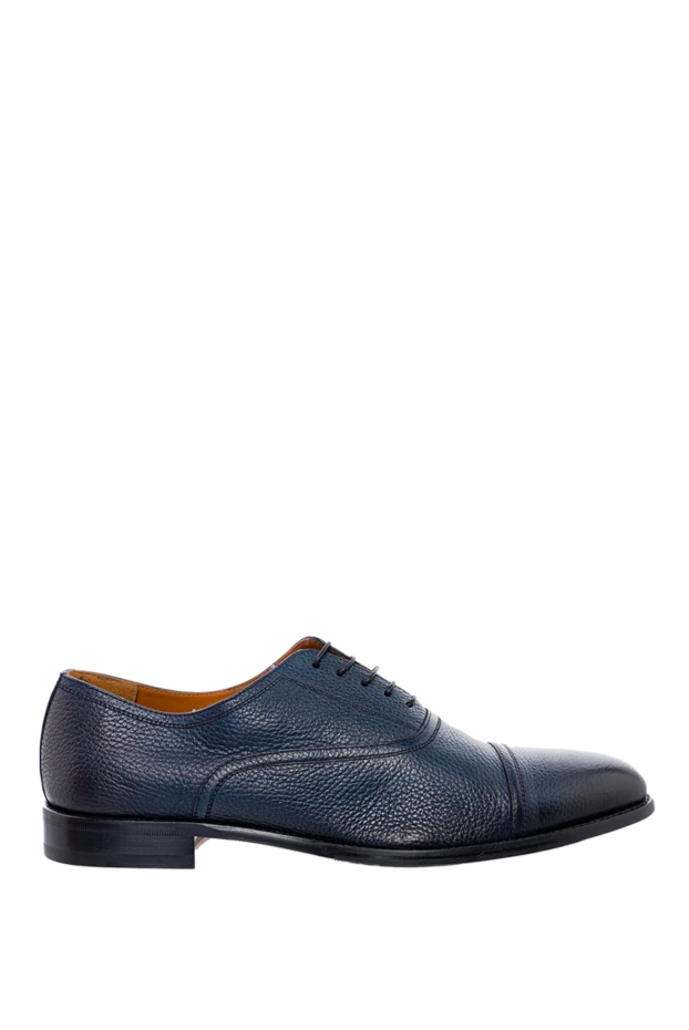 Doucal`s man blue leather men's shoes купить с ценами и фото 149742 - photo 1