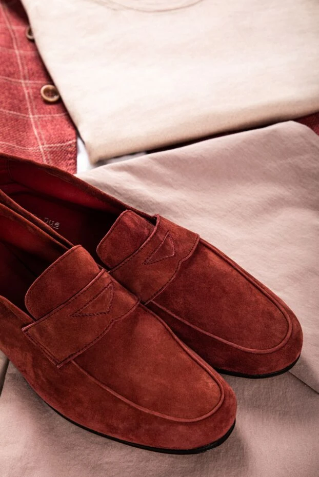 Шынайы күдері кірпіштен жасалған ерлер пенни лоферлері
- фото 2