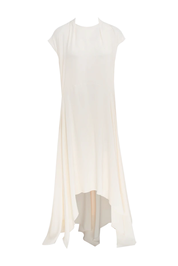 Erika Cavallini woman white acrylic and silk dress for women купить с ценами и фото 149894 - photo 1