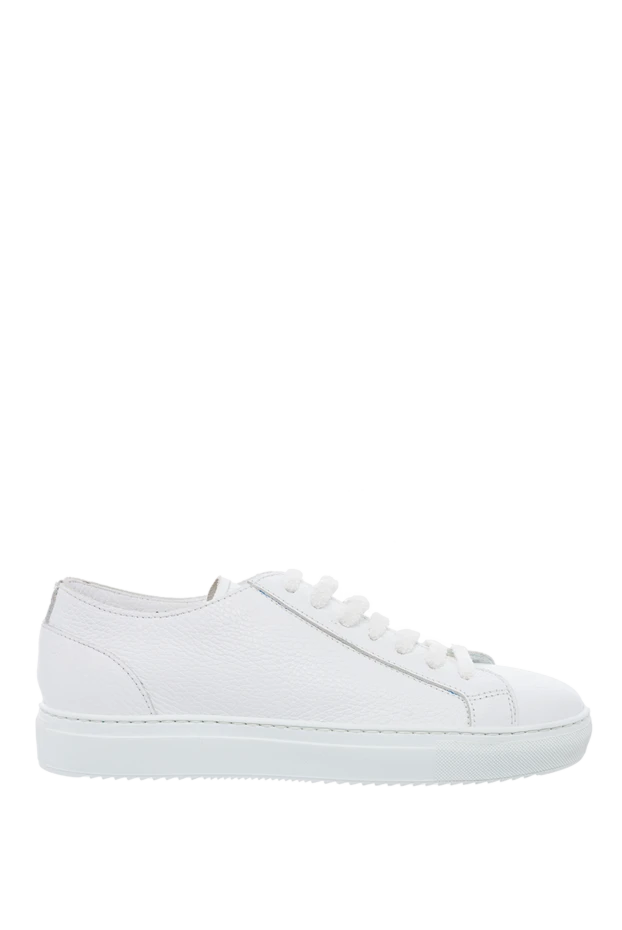 Doucal`s man white leather sneakers for men купить с ценами и фото 149907 - photo 1