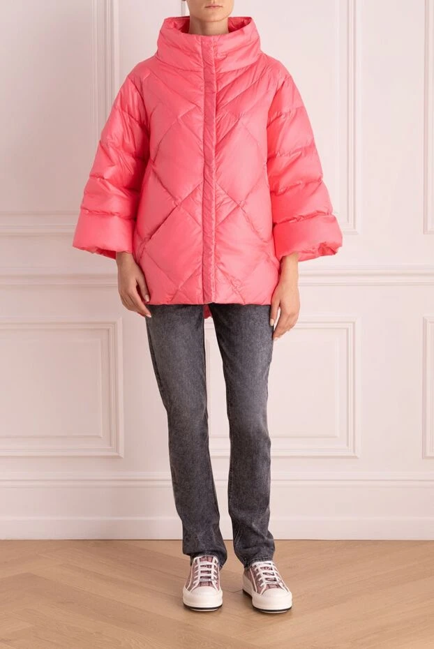 Max&Moi woman women's pink polyamide down jacket купить с ценами и фото 149936 - photo 2