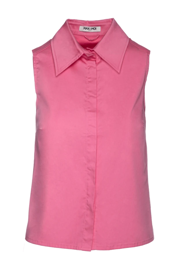 Max&Moi woman pink cotton blouse for women купить с ценами и фото 149937 - photo 1