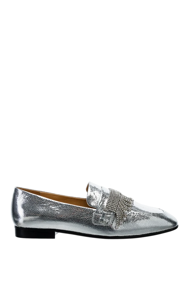 Max&Moi woman gray leather loafers for women купить с ценами и фото 149963 - photo 1